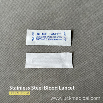 Stainless Steel Blood Lancet Blood Sugar Test